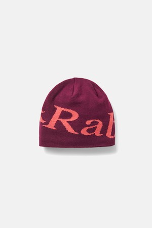Rab 로고 비니 Mulberry/Hibiscus