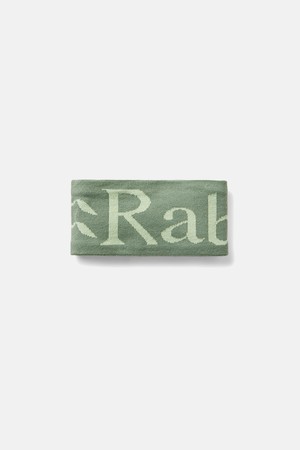 Rab 니트로고헤드밴드 Dark Fig Green/Fig Green