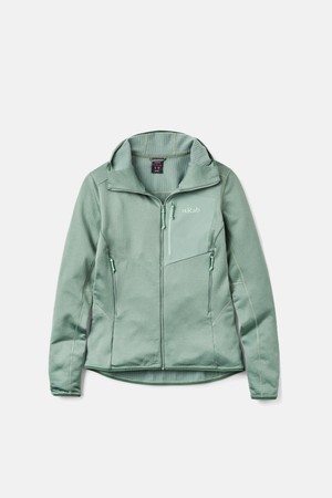 Rab 어센더 라이트 후디(여) Dark Fig Green