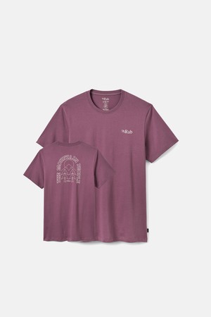 Rab 스탠스 써크 티(여) Dark Iris