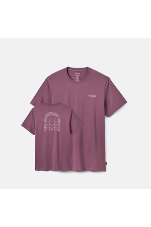 Rab 스탠스 써크 티(여) Dark Iris_PURPLE-a