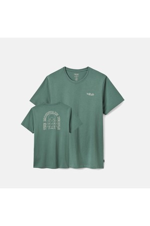 Rab 스탠스 써크 티(여) Sage_GREEN-a