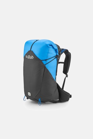 Rab 사이클론 XP 40 Black/Maya Blue