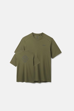 Rab 포스 스탬프 티 Olive