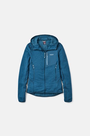 Rab 어센더 라이트 후디(여) Tempest Blue