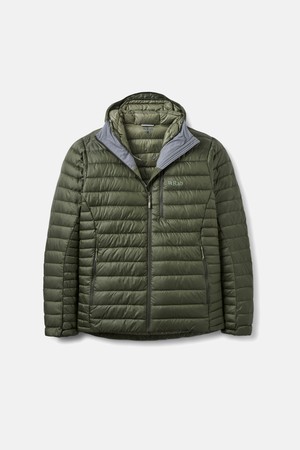 [2026FW 신상] Rab 마이크로라이트 알파인 후디 Army