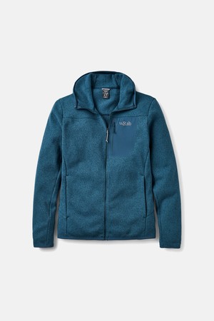 Rab 라이보안 후디 Tempest Blue
