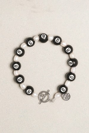 BOY'S PEARL BRACELET_BLACK&WHITE : ARCHIVE-008