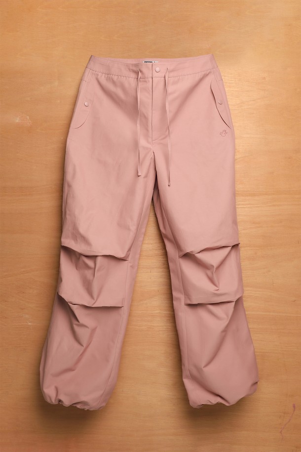 TOWTOWARCHIVE - 캐주얼팬츠 - PIPI PARACHUTE PANTS-DIRTY PINK