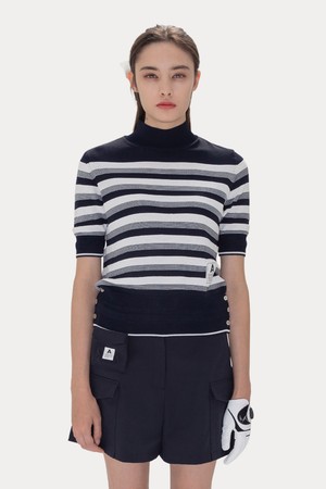 햄튼 스트라이프 미드넥 니트_NAVY-a