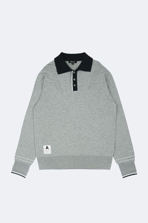 프레피 니트 폴로셔츠_GREY-a