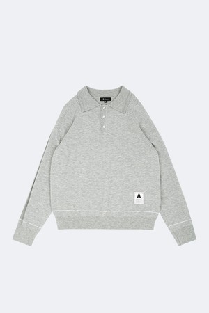 베이직 니트 폴로셔츠_GREY-a