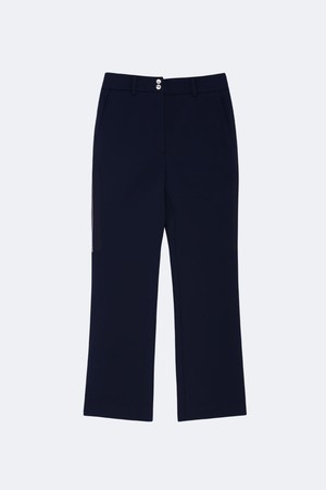 포켓 사이드라인 부츠컷 팬츠_NAVY-a