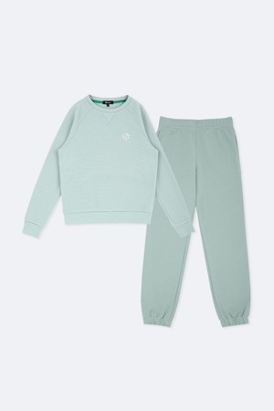 [SET] 에이븐 스몰 로고 스웨트 셋업_NOCOLOR-a