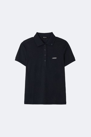 우먼 페이퍼 라이트 폴로셔츠_NAVY-a