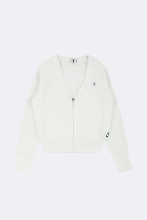 슬리브리스 니트 가디건 세트_WHITE-a