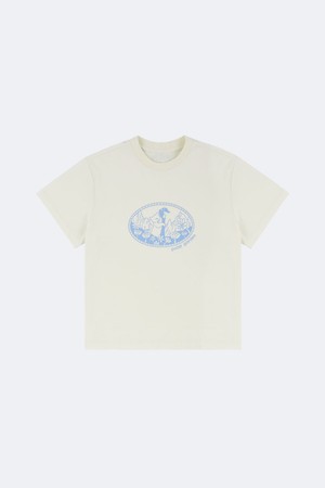 폴라가든 아트워크 티셔츠_IVORY-a