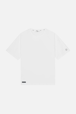 맨즈 에코폼 액티브 엠블럼 티_WHITE-a