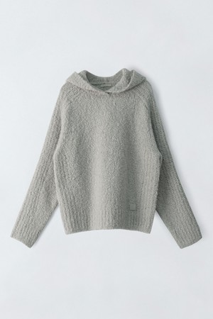 알파카 블랜딩 후드 니트 N4GW20