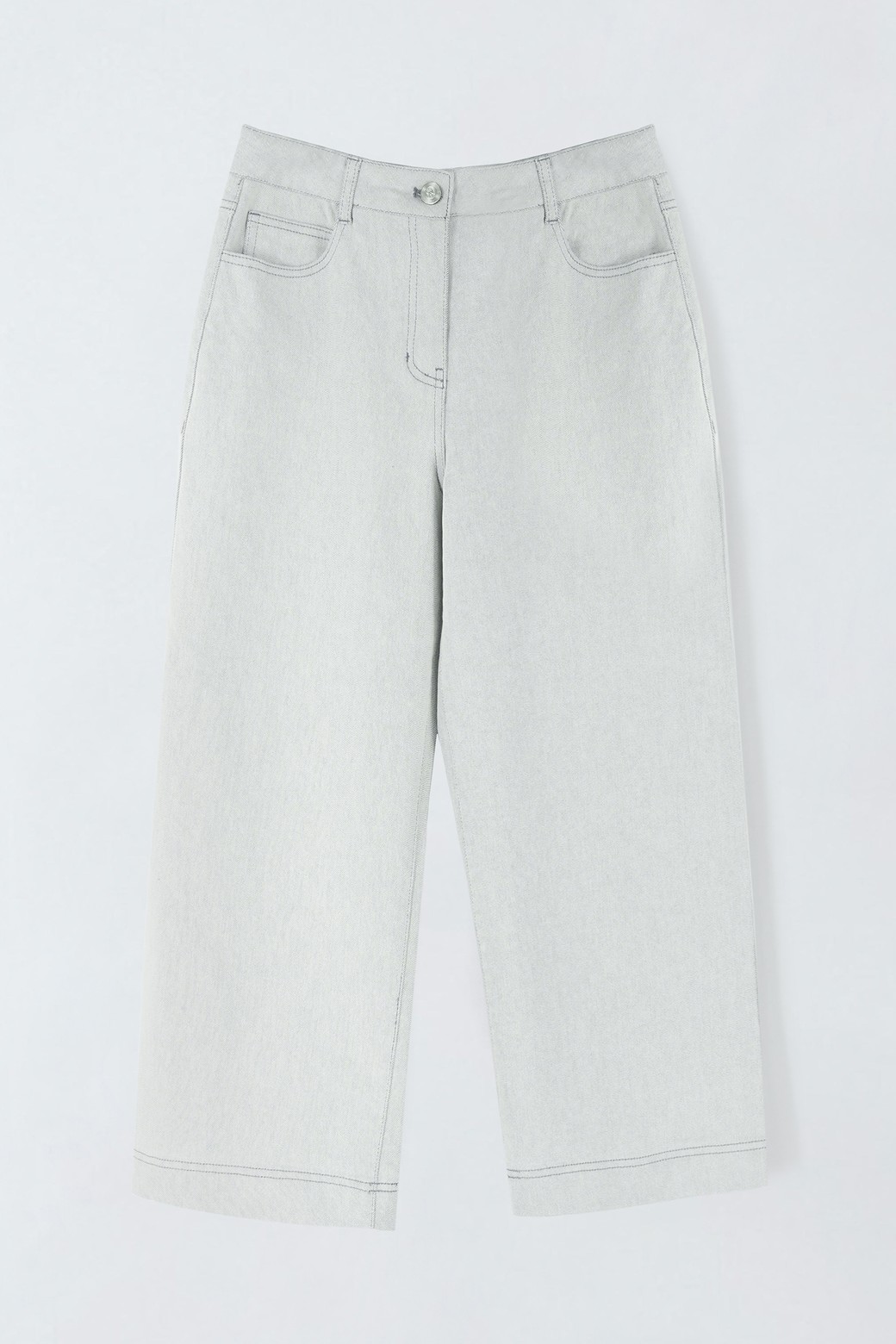 ANNE KLEIN - 데님 - 와이드 9부 데님 S5HM20