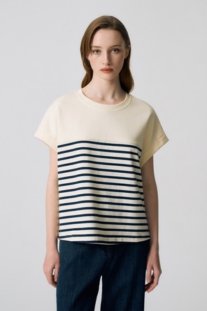 루즈핏 스트라이프 티셔츠 S5HM15