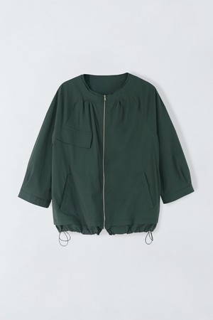 라운드 7부 소매 점퍼 E5HM28