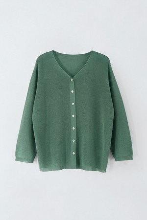 린넨 블랜디드 V넥 가디건 E5HM44