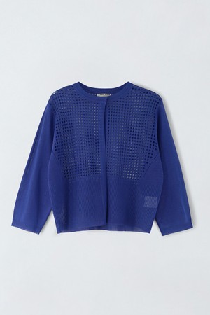 라운드 펀칭 가디건 S5HM62