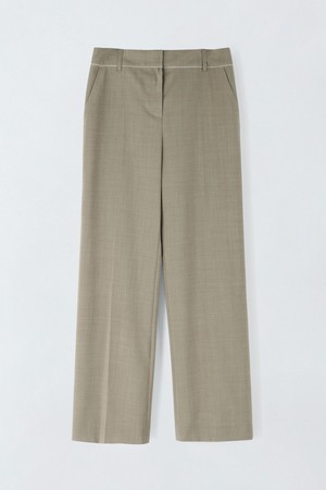 썸머 울 블랜디드 스트레이트 슬렉스 N5HM37