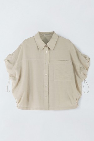 스트링 숄더 블랜디드 마 셔츠 S5HM60