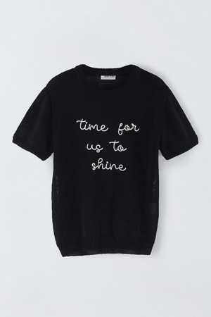 레터링 썸머 니트 S5HM76