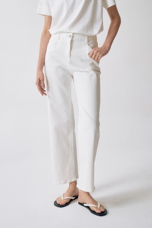 와이드 화이트 데님 S5HM91