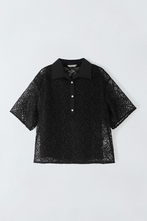 카라 크로셰 블라우스 N5HM58