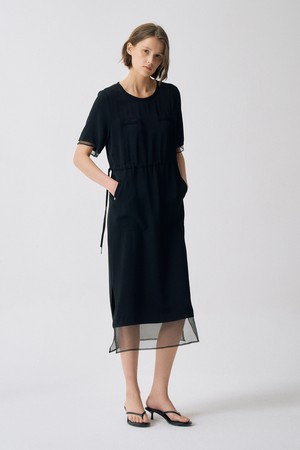 스트링 레이어드 원피스 N5HM69