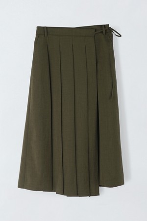 플리츠 랩 스커트 N5HM71