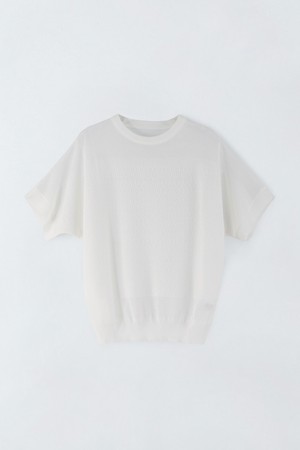 시스루 배색 니트 E5HM78