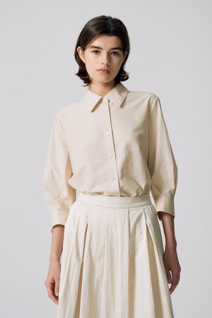 베이직 7부 소매 셔츠 N5HF021