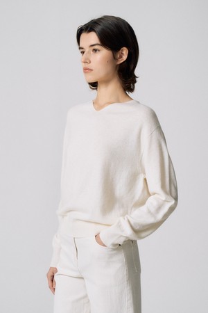 울 V넥 니트 N5HW13