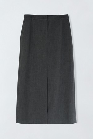 H라인 슬릿 스커트 O5HW001