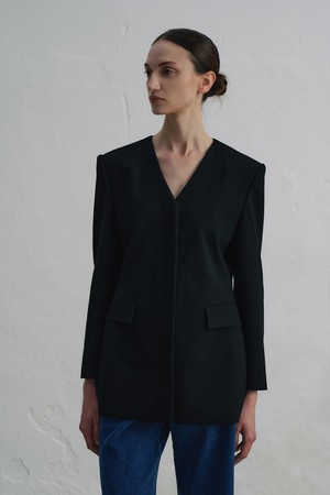 히든 V넥 자켓 O5HW012