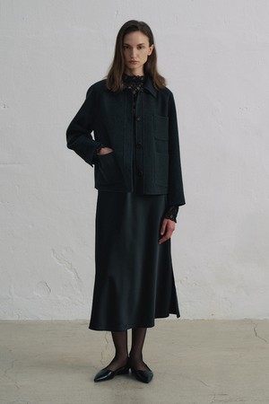 울캐시 아웃포켓 싱글 자켓 N5HW21