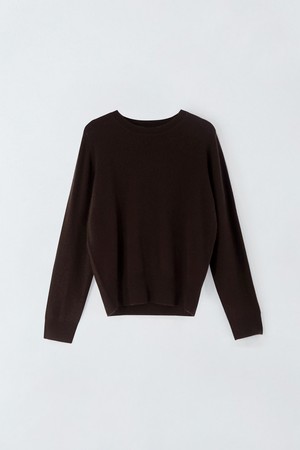 울캐시 라운드 니트 N5HW22