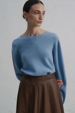 울 블랜디드 라운드 니트 N5HW11