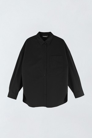 오버핏 코튼 셔츠 S5HW002