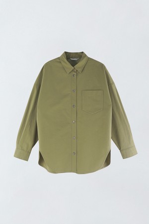 오버핏 코튼 셔츠 S5HW002