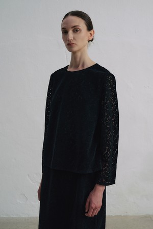 레이스 티 블라우스 N5HW09