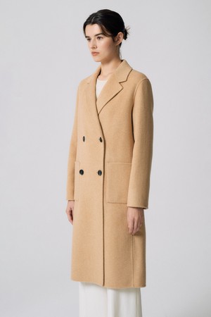 아웃포켓 더블 코트 S5HW011