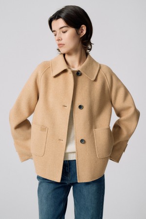 울 블랜디드 레글런 자켓 S5HW013