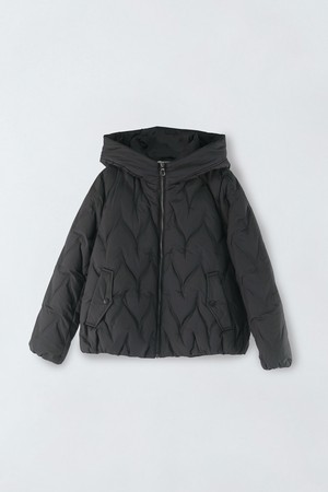 후드 덕다운 패딩 E5HW031