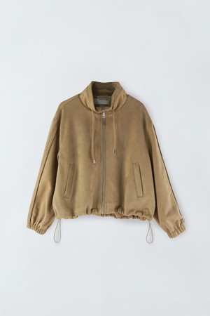 라인 스웨이드 스트링 점퍼 E5HF007